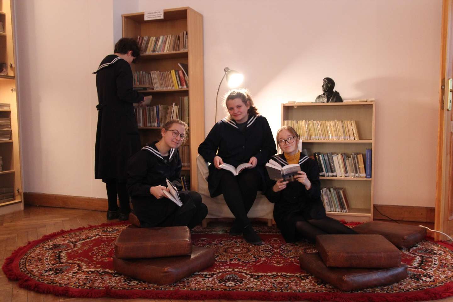 Dzień otwarty w bibliotece szkolnej