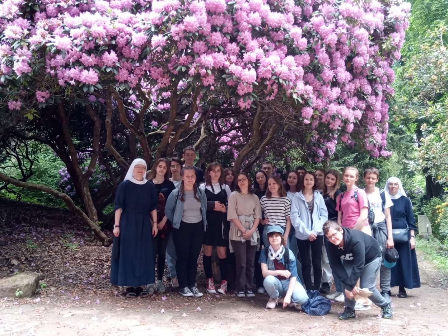 Klasy IA i IB pozdrawiają z Dolnego Śląska