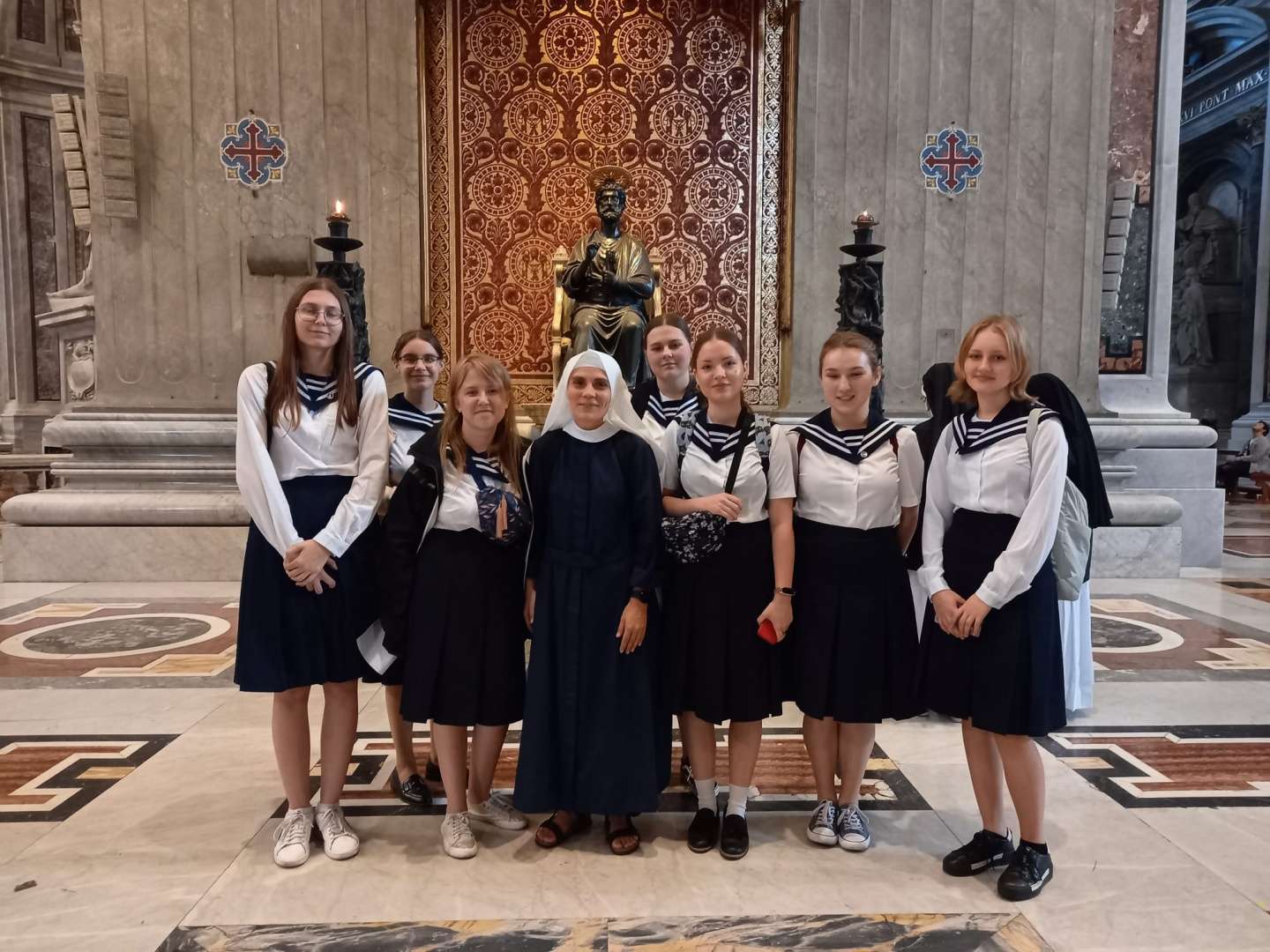 Msza Św. przy grobie św. Jana Pawła II, Bazylika św. Piotra...