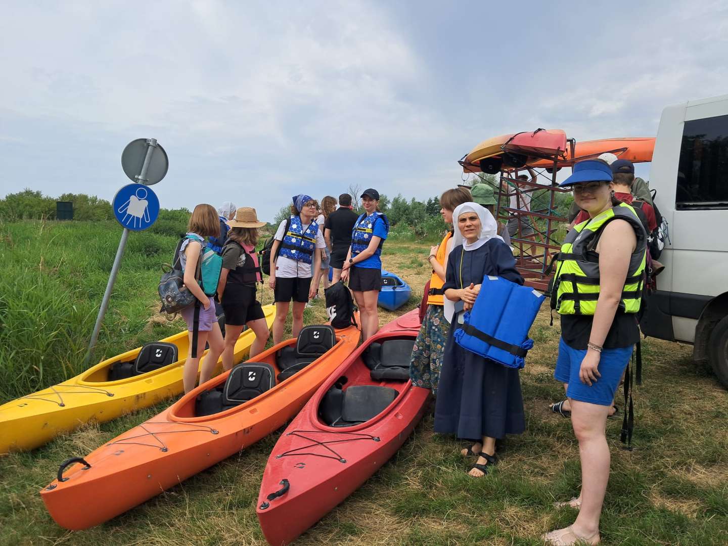 Kajaki - Zakończenie roku -  Wycieczka nad bzurę