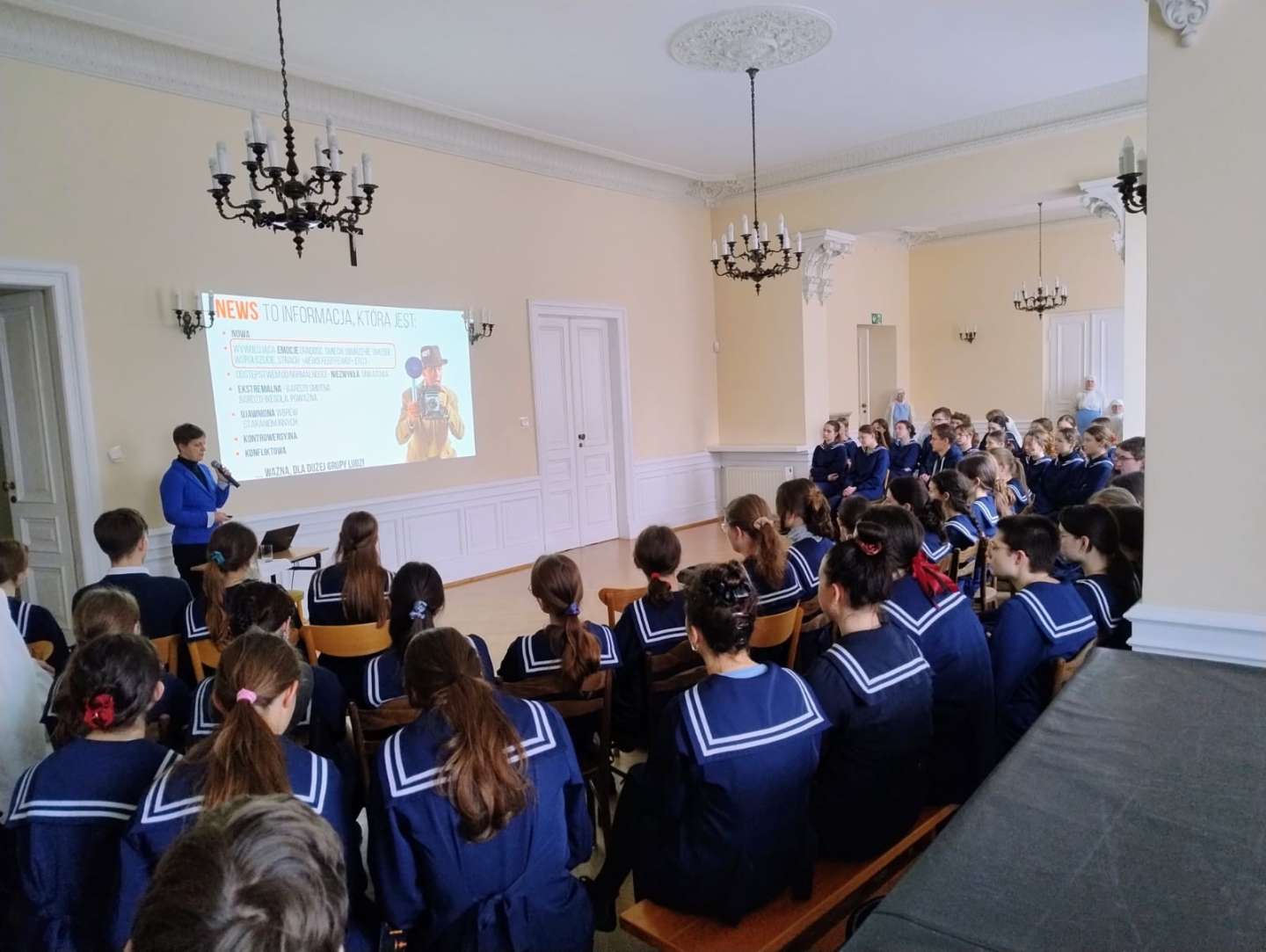 Wykład i warsztaty prowadziła prof. Monika Przybysz