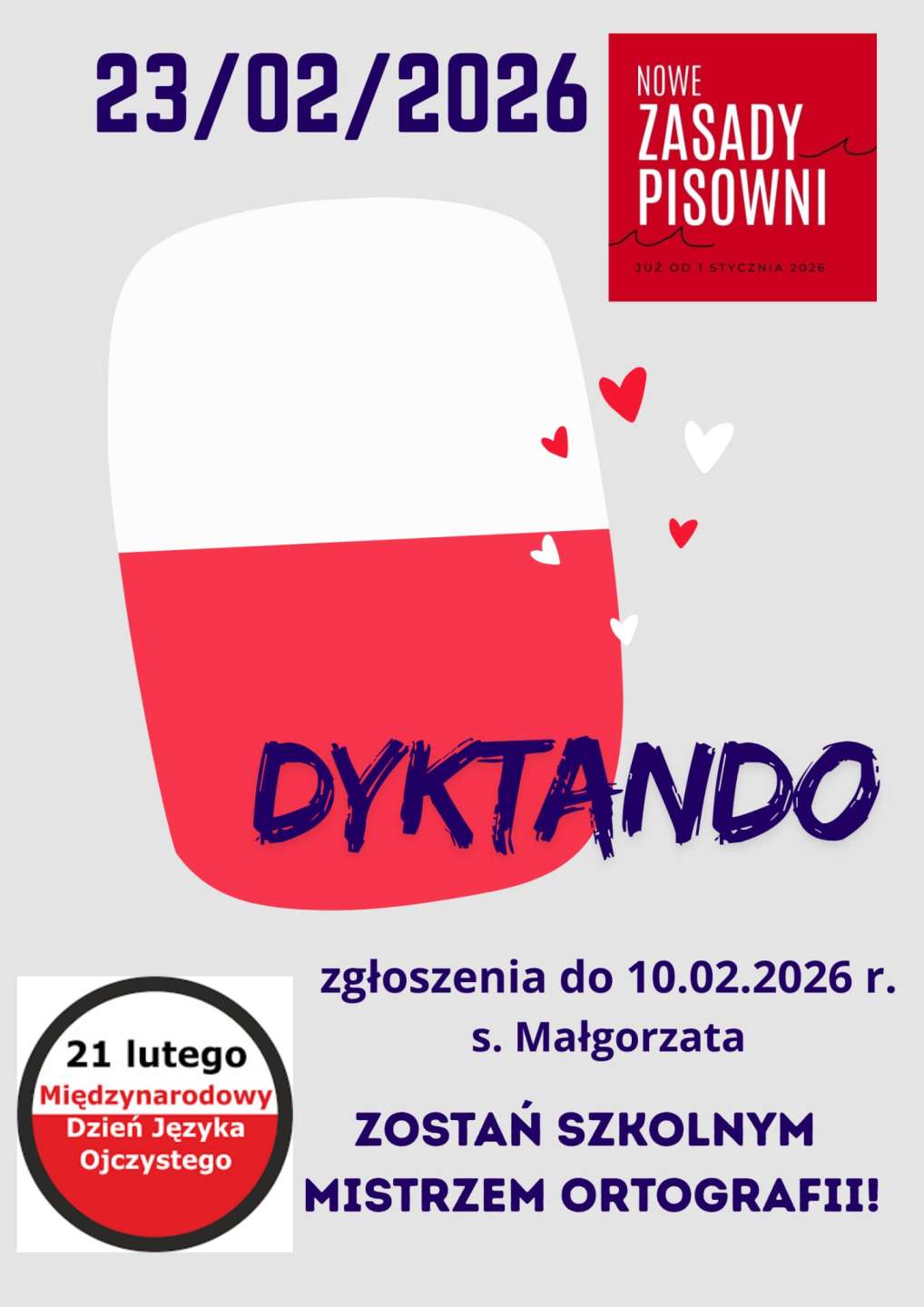 Dyktando - Dnia Języka Ojczystego
